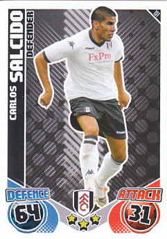 Carlos Salcido Fulham 2010/11 Topps Match Attax #151